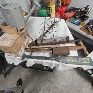 lot 30 image: Lot of Potato Planter and Additional Misc