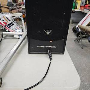lot 39 image: Cerwin Vega Powered Subwoofer, Like New, Model VE-285