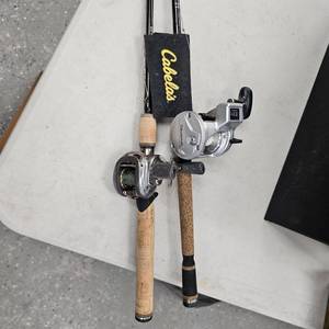 lot 47 image: Lot of Very Nice Daiwa and Abu Garcia RodReel Combos
