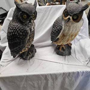 lot 73 image: Pair of  24 Owls