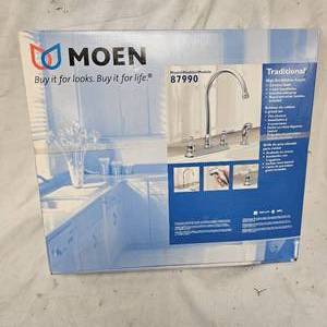 lot 94 image: Moen Deluxe Kitchen Faucet Set