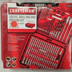lot 108 image: Craftsman Drill Bits Kit
