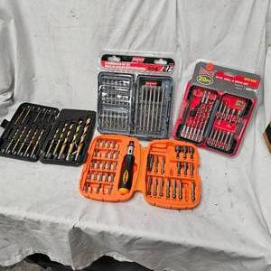 lot 110 image: New Drill Bit Sets(4)