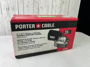 lot 34 image: Porter-Cable Model 352VS Variable Speed Belt Sander