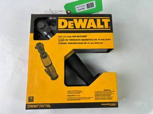 lot 50 image: DeWALT 38-inch Air Ratchet DWMT70776L in Box