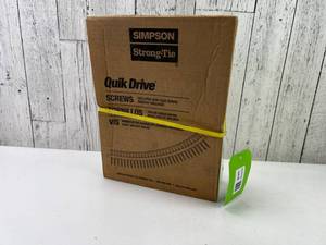 lot 63 image: Simpson Strong-Tie Quik Drive Screws DWFS D114PS #6 x 1-14 (32mm)  2500 Qty