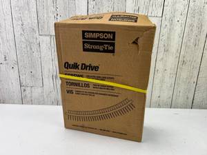 lot 68 image: Simpson Strong-Tie Quik Drive #6 x 1-14 Inch Drywall-to-Steel Screws (Box of 2500)