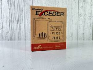 lot 310 image: Cooper Notification Wheelock Exceder Fire Alarm With Strobe, Model STR