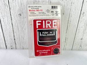lot 313 image: Fire-Lite Alarms by Honeywell Fire Alarm Pull Station Model BG-12
