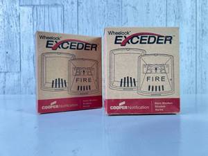 lot 314 image: Wheelock Exceder HSR Horn Strobe Modules by Cooper Notification (2 Units)