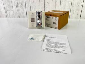 lot 328 image: Edwards Signaling 7007B-N5 Mini BuzzerStrobe, 120V AC, Clear Lens