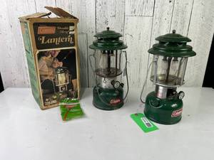 lot 1418 image: Coleman Lanterns