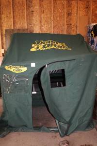 lot B-22 image: Team Otter Outdoors Otter II CABIN Ice Fishing Shelter