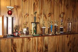 lot 134 image: Collection of Bowling Trophies and Awards