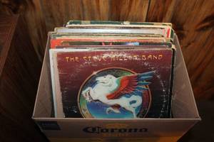 lot B-141 image: Collection of Classic Rock Vinyl Records