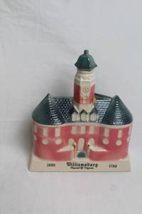 lot 60 image: 1969 Williamsburg Bourbon Supreme Ceramic Decanter