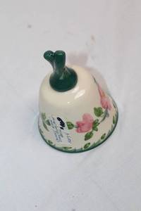 lot 75 image: Franciscan Danbury Mint Desert Rose Collectible Bell