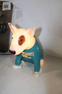 Bud Light Spuds MacKenzie Lighted Dog Statue