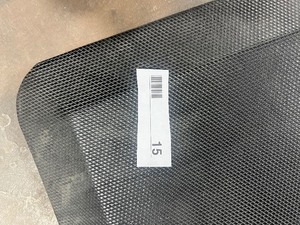 lot 15 image: 5) COMPUTER DESK FLOOR MATS 60X46, 51X44, 48X35, 48X35, 32X20