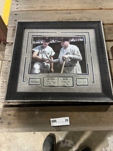 lot 29 image: BABE RUTH & TED WILLIAMS MEMORABILIA