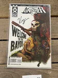 lot 34 image: SIGNED PUNISHER COMIC BOOK #71