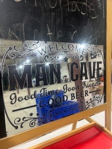 lot 68 image: MAN CAVE ART WORK