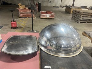 lot 84 image: 2 SAFETY MIRRORS