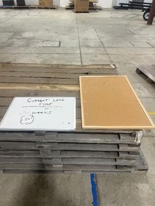 lot 96 image: DRY ERASER & CORK BOARDS