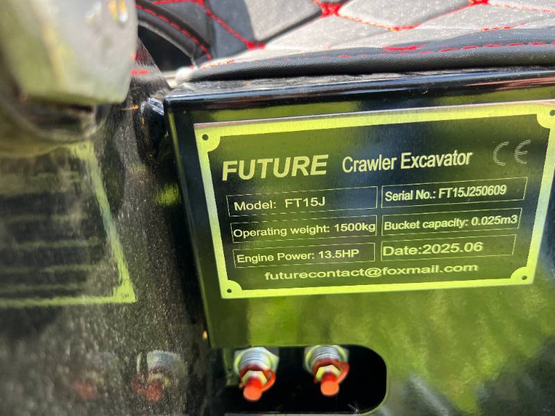 2025 FUTURE Mini Excavator FT15 | 200+ Factory Direct Skid
