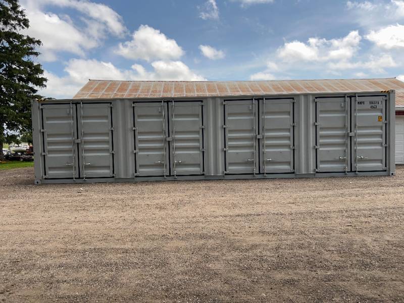 lot 400 image: MMPU1063761  2025 One Trip Sea Container, 4 Side Doors, 40 High Cube