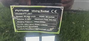 lot 5944 image: FUTURE Mini Skid Steer Mixing Bucket, 32 Inch (FT-JBD)