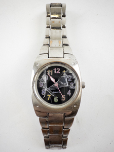 lot 52 image: Ladys Unknown  Colorful Silver Tone Base Metal Quartz Analog watch. New Battery Installed