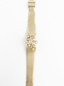 lot 67 image: Ladys Lucerne hidden cocktail style Gold Tone Base Metal Mechanical Watch. not working