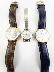 lot 134 image: Group of 3  Christopher robin, Blue Strap Timex, & Crown Reliance, Base Metal Quartz Analog  Watches. Does not run