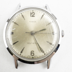 lot 142 image: Mens Timex Silver Tone Base Metal Mechanical Watch. Does not run