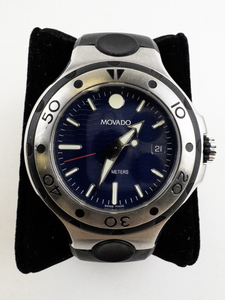 lot A83 image: Mens Movado Series 800 stainless steel Quartz Analog watch. New Battery Installed. Estimated Replacement Value $1500