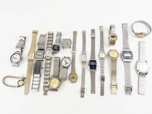 lot 275 image: Group of 18  Various Styles & ManufacturesQuartz Analog watches. Not Working.