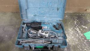 lot 13 image: Makita Hammer Drill With Bits and Case