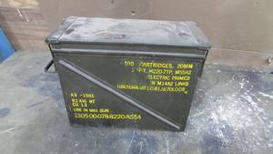 lot 58 image: Metal Ammo Box