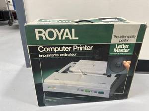 lot 1D image: Vintage Royal Letter Master Computer Printer