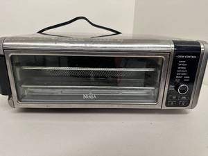 lot 14D image: Used Ninja Crisp Control Toaster Oven with Accessories