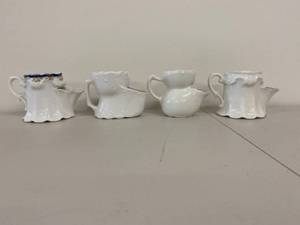 lot 26H image: Set of 4 Vintage Arcadian Shaving Mugs