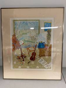 lot 53H image: Renee Halpern Signed Limited Edition Print 18200 Framed Artwork