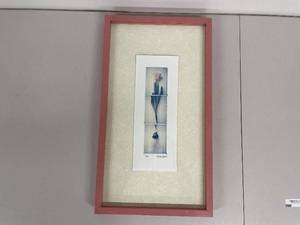 lot 66H image: Framed Artwork Titled Tulip