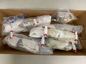 lot 108A image: Lot of Laboratory Glassware and Components
