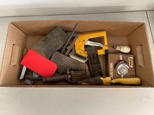lot 116A image: Collection of Hand Tools and Hardware Including Evans White Tape