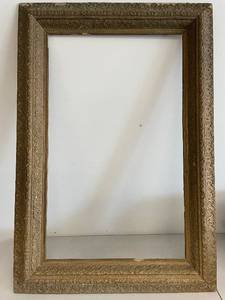 lot 129A image: Antique Ornate Gold Gilt Frame