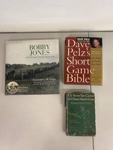 lot 52G image: Collection of 3 Golf and Wellness Books with DVD