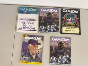 lot 63G image: Collection of Vintage NFL Game Day Programs