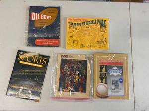 lot 67G image: Collection of Vintage Sports Magazines and Programs - Some Sealed